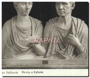 Old Postcard Roma Museo Vaticano Porzia E Catone