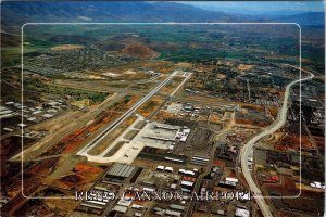 NV, Nevada  RENO CANNON INTERNATIONAL AIRPORT  Aerial View 4X6 Aviation Postcard