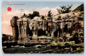 Bermuda Postcard Temple Rock and Sea View 1965 WM Weiss & Co. Posted Vintage