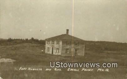 Real Photo, Fort Augusta & Anx in Small Point, Maine