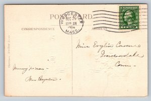 1914  Christmas  Xmas Greetings   Postcard