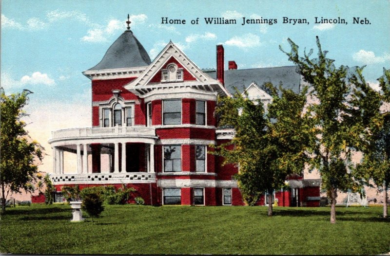 Nebraska Lincoln Home Of William Jennings Bryan