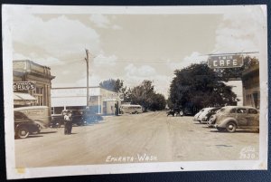 Mint Usa Real Picture Postcard Street Scene Ephrata Washington