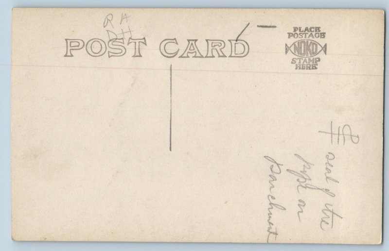 Silver Casque Presenting Landing Ponce De Leon St. Augustine FL RPPC Postcard