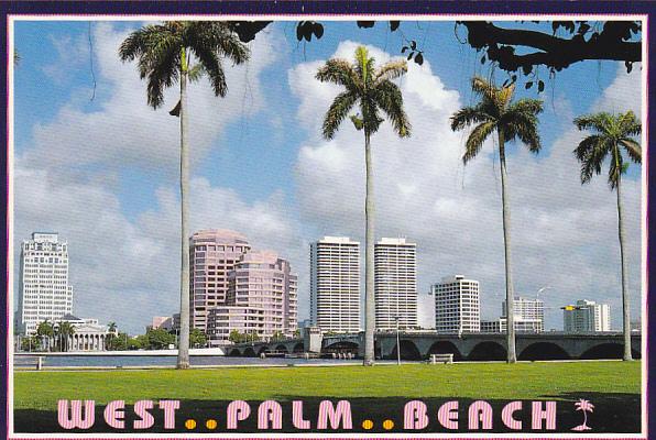 Skyline Of West Palm Beach Florida