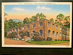 Vintage Postcard 1930-1945 Montreat College Girls Dormitory, North Carolina (NC)