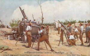 Postcard C-1916 British Military WW1 Soldiers Anti Aircraft Gunners TP24-1974