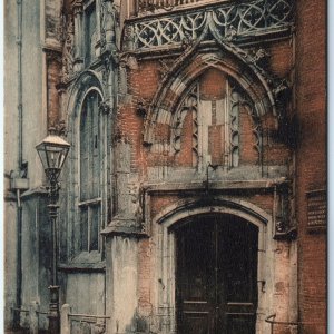 c1930s Amsterdam Old Church Gate Postcard Poortje Oude Kerk Uitgave Brouwer A121