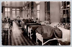 France WWII~Percy Clamart Military Hospital~Osteo Surgery Patients~Soldiers~RPPC