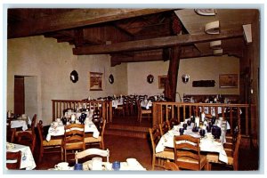 c1950's La Placita Dining Rooms Interior View Albuquerque New Mexico NM Postcard