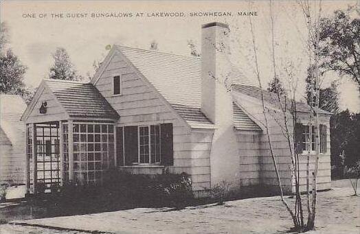 Maine Skowhegan One Of TheGuest Bungalows At Lakewood Artvue