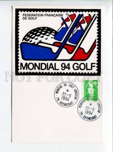 422439 FRANCE 1994 year GOLF championship Guyancourt postcard