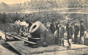 Civil War Dictator Mortar Fired 250 Pound Shells in Petersburg VA Postcard