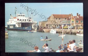 f2275 - Sealink (Lymington/Yarmouth) Ferry - Cenwulf at Yarmouth - postcard