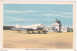 Airport , Prop airplane , WINDSOR , Ontario , Canada , 30-40s