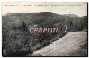 Old Postcard Ballon d Alsace The Hotel Bonaparte Lalloz Chalet and Balloon Su...