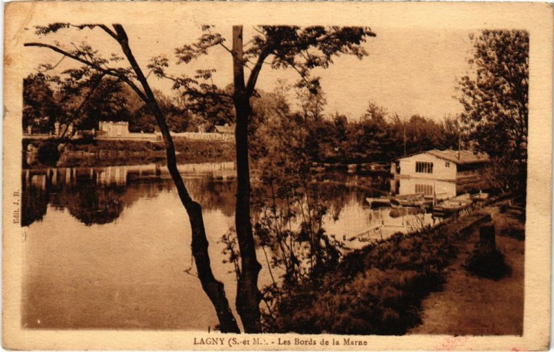 CPA LAGNY-sur-MARNE Les Bords de la Marne (1299762)