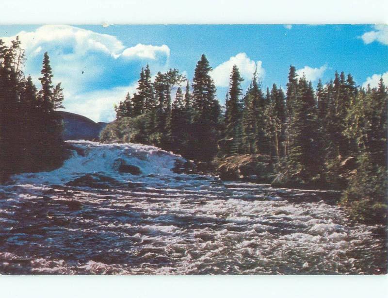 Pre-1980 WATERFALL Otter Falls - Near Canyon & Whitehorse Yukon YT E4101