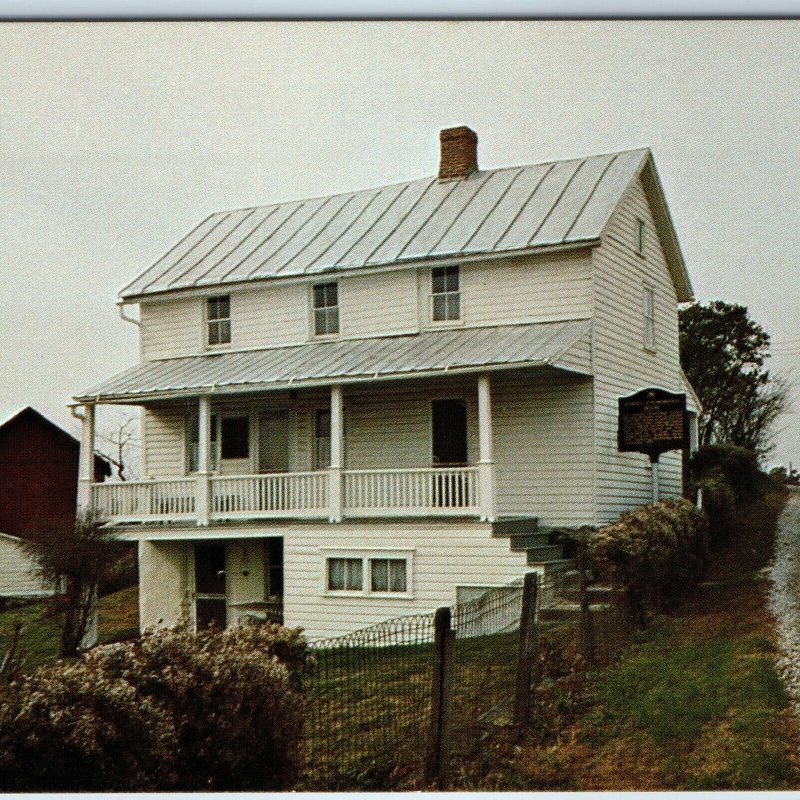 c1970s New Windsor, MD R. Strawbridge House United Methodist Shrine Everett A211