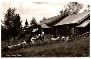 Sweden Orsa Fryksas Fäbod Fryksås Vintage RPPC 09.89