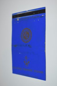 U.S. Naval Training Station 40 Strike Matchbook Cover