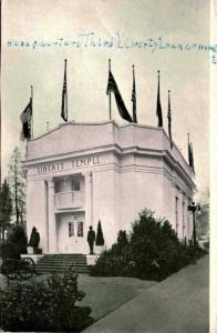 Portland Oregon Liberty Temple, Vintage Postcard F24