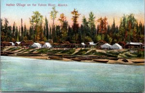 Postcard Native Village on the Yukon River, Alaska~2024