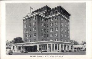 Waycross GA Hotel Ware Postcard