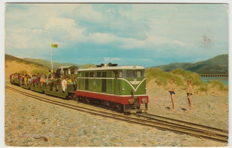 Merionethshire Fairbourne Railway PPC By J Salmon Shows Local Sylvia