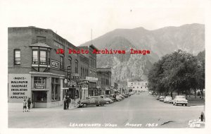 330669-Washington, Leavenworth, RPPC, Street Scene, Business Section, Ellis 2576