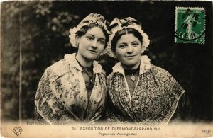 CPA Expo de CLERMONT-FERRAND 1910 - Paysannes Auvegnates (73031)