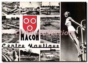 Modern Postcard Macon Center Mautique pinup