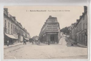 B82193 sainte menehould france rue chanzy et cote du chateau  front back image