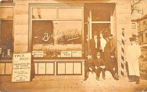 East Deering Portland ME Barber Shop Electric Massage Ladies  RPPC Postcard