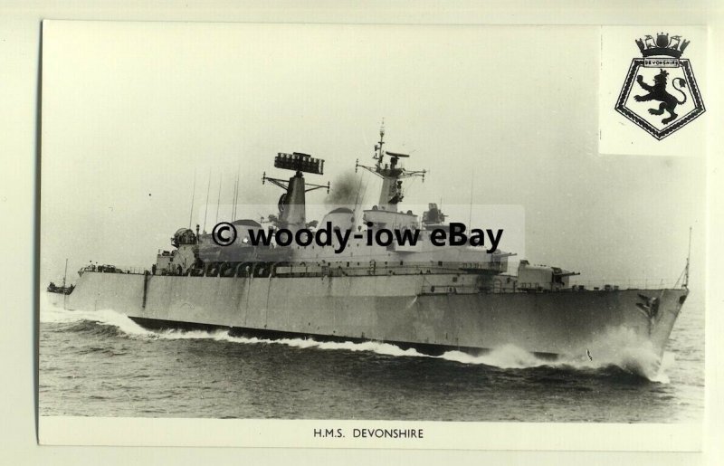 na1487 - Royal Navy Warship -  HMS Devonshire - photograph 