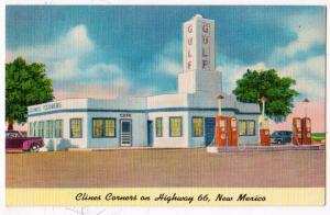 Gulf Gas Station, Clines Corners, Rt 66, NM