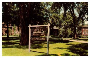 Postcard SCHOOL SCENE Des Moines Iowa IA AU3777