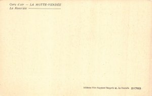 A235 France Cure d'air La Motte-Vendee La Roseraire Girls vintage postcard