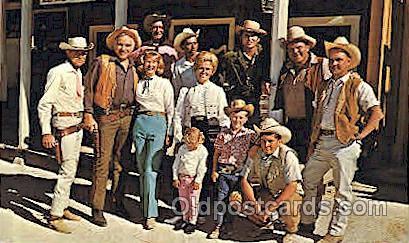 Ponderosa Ranch Western Cowboy, Cowgirl Postcard Postcards  Ponderosa Ranch