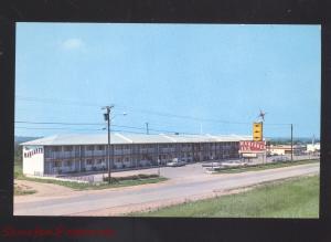 ROLLA MISSOURI ROUTE 66 DICKMAN'S WAYFARER INN MOTEL ADVERTISING POSTCARD