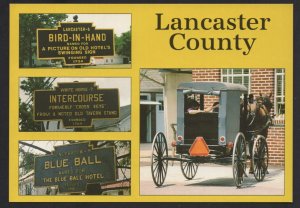 Pennsylvania LANCASTER COUNTY A Few Towns with Unique Names ~ Cont'l