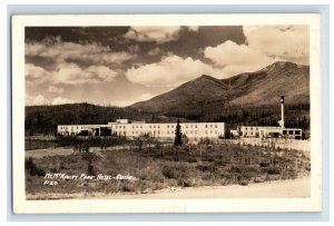 Vintage Mt McKinley Park Hotel Alaska Real Photo RPPC P165