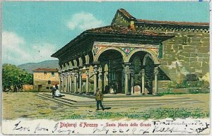 31949 AREZZO vintage postcard - surroundings SANTA MARIA GRAZIE - ILLUSTRATED 1904-