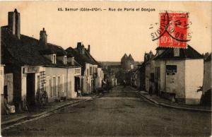 CPA SEMUR - Rue de PARIS et Donjon (586521)