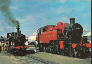 Railways Postcard - Trains - L.M.S 2-6-2T Class 2MT No.41241 at Shildon  RR1480