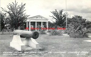 MO, Lexington, Missouri, RPPC, Central College Park, Cannon, Cook Photo No D206