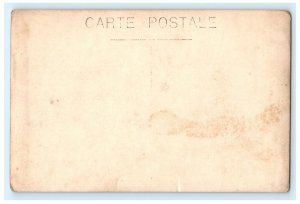 World War 1 French Artillery Gun Train Car Real Photo RPPC Postcard (FM14)