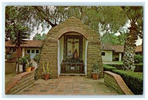 c1950's Mission San Antonio Jesus Crucifix De Pala California CA Postcard