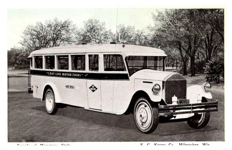 Tourist Car , Gray Line Motor Tours 