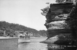 The Jossphine At The Hawk's Bill Real Photo - Lower Dells, Wisconsin WI  